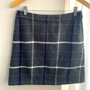 Brooks Brothers wool skirt plaid size 2